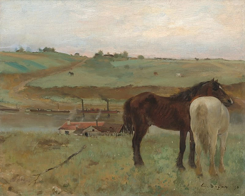 Cavalli in un prato - National Gallery of Art, Washington
